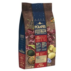 Polaris פולאריס לכלבים בוגרים – בקר והודו טריים, ללא דגנים